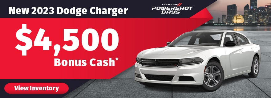 Get $4,500 Bonus Cash on a new 2023 Charger in Madison, TN 